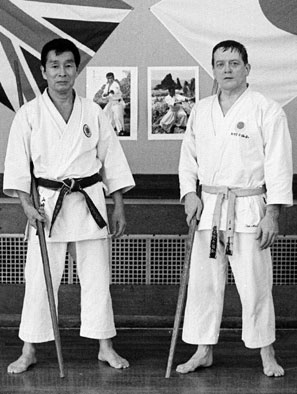 Ian MacLaren and Master Yamazaki Ian and Yamazaki